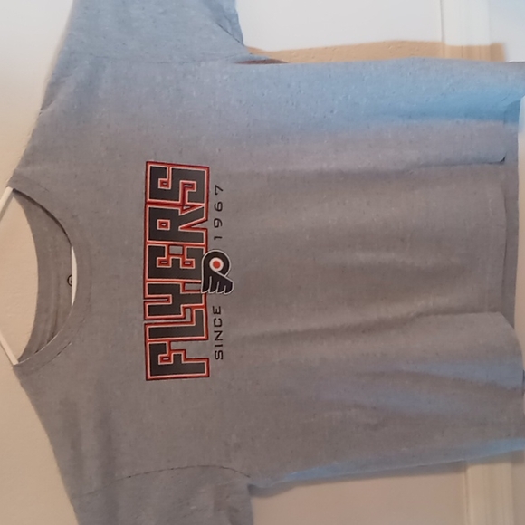NHL Phila Flyers Since 1967 Logo Men's Grey Tee Shirt SZ XL - Picture 2 of 7